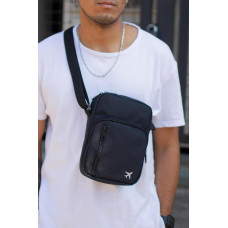 Чоловіча Сумка Месенджер Барсетка Через Плече Without з Принтом Plane Black