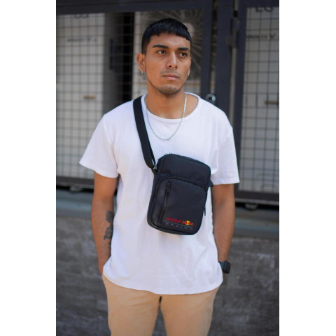 Чоловіча Сумка Месенджер Барсетка Через Плече Without з Принтом RedBull Black