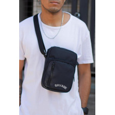 Чоловіча Сумка Месенджер Барсетка Через Плече Without з Принтом Savage Black