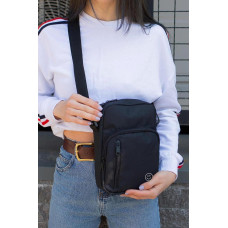 Жіноча Сумка Месенджер Барсетка Через Плече Without з Принтом Smile Black