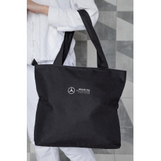 Жіноча Сумка Еко-Шопер Тканинна З Принтом AMG Black