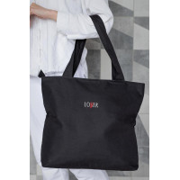 Жіноча Сумка Еко-Шопер Тканинна З Принтом Lover Black