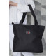 Жіноча Сумка Еко-Шопер Тканинна З Принтом Lover Black