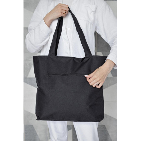 Жіноча Сумка Еко-Шопер Тканинна З Принтом Palm Black