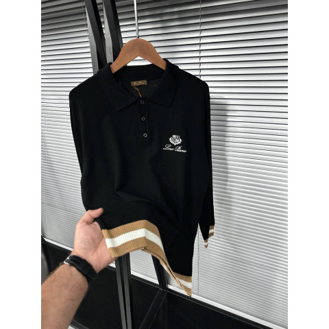 Поло на довгий рукав джемпер трикотаж Loro Piana SwiatLP018