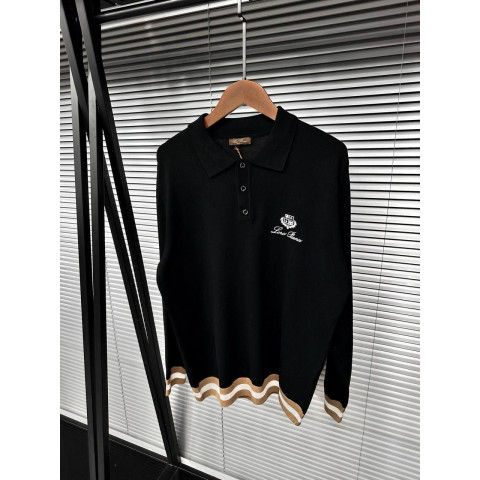 Поло на довгий рукав джемпер трикотаж Loro Piana SwiatLP018