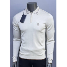 Джемпер поло STEFANO RICCI беж SwiatSR006