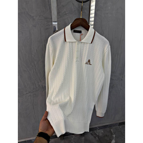 Поло на довгий рукав джемпер трикотаж Loro Piana SwiatLP020