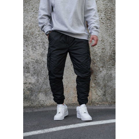 Чоловічі Теплі Штани Карго Without Vader Reflective Black
