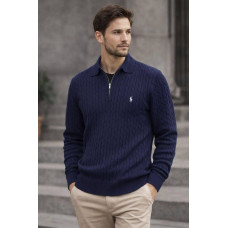 Джемпер поло POLO синій SwiatPRL007