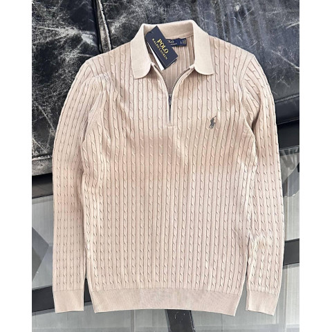 Джемпер поло POLO беж SwiatPRL007