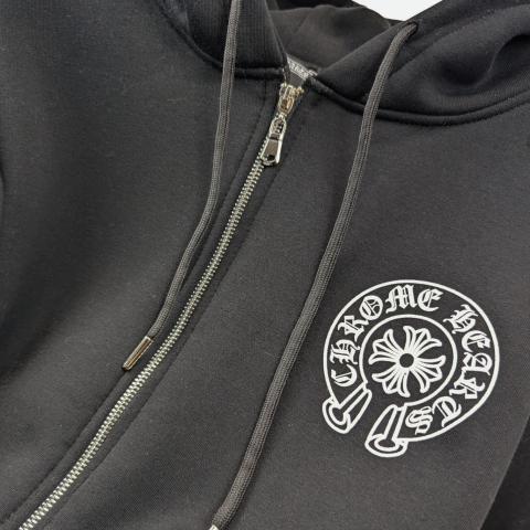 Зіп худі на флісі oversize CHROME HEARTS SwiatCH001