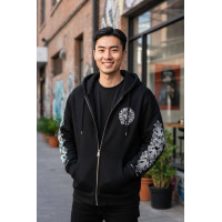 Зіп худі на флісі oversize CHROME HEARTS SwiatCH001