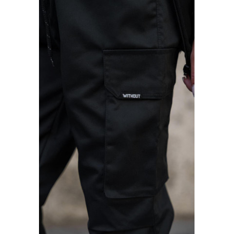 Жіночі Трикотажні Штани Карго Without Fenix Black