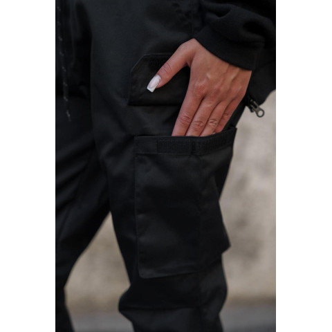 Жіночі Трикотажні Штани Карго Without Fenix Black