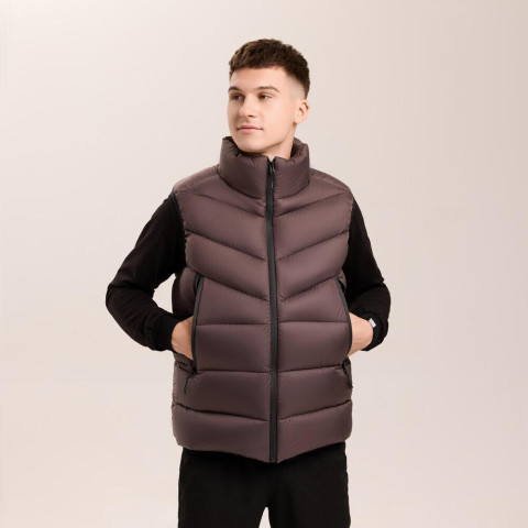 Жилет Pobedov Puffer Шоколадний
