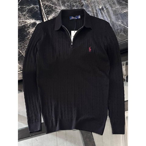 Джемпер поло POLO чорний SwiatPRL007