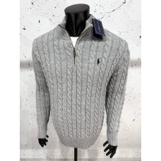 Кофта на стійку POLO сірий SwiatPRL009