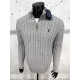 Кофта на стійку POLO сірий SwiatPRL009