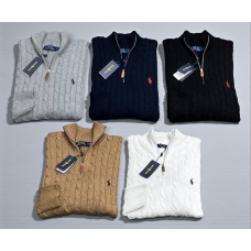 Кофта на стійку POLO коричневий SwiatPRL009