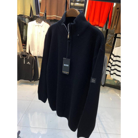 Кофта на стійку HUGO BOSS чорний SwiatBsn026