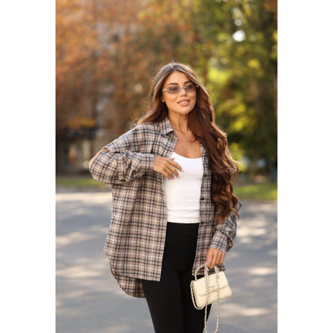 Сорочка Pobedov Auri жіноча Коричневий