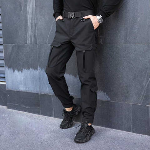 Штани-карго Pobedov Hardy Чорний