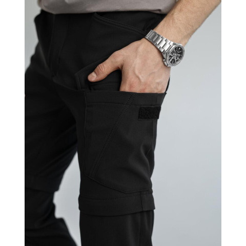 Штани-карго Pobedov Transformer 2.0 Чорний