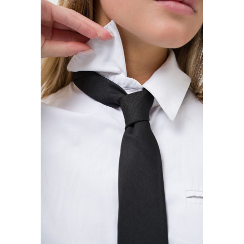 Женская Узкая Классический Галстук Without Castle Black