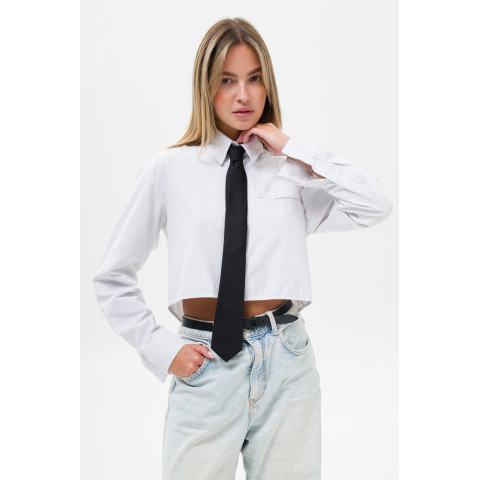 Женская Узкая Классический Галстук Without Castle Black