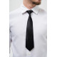 Чоловіча Вузька Укорочена Краватка На Резинці Without Vindzor Black