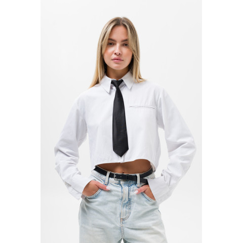 Жіноча Вузька Укорочена Краватка На Резинці Without Vindzor Black