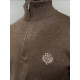 Джемпер на стійку трикотаж Loro Piana коричневий SwiatLP023