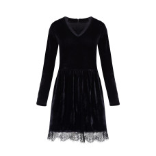 Сукня чорний бархат