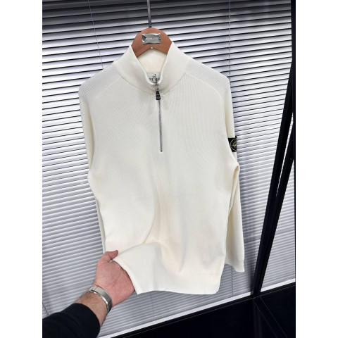 Тонка кофта реглан на стійку STONE ISLAND ПОВНОМІРНА SwiatSIn009