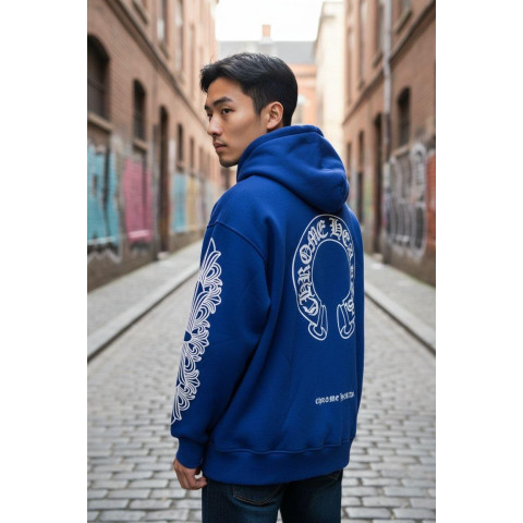 Зіп худі на флісі oversize CHROME HEARTS SwiatCH002