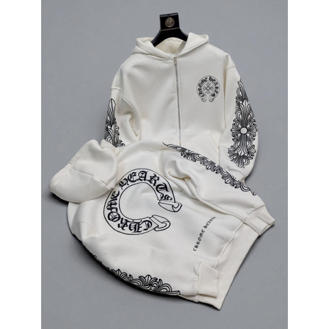 Зіп худі на флісі oversize CHROME HEARTS SwiatCH002