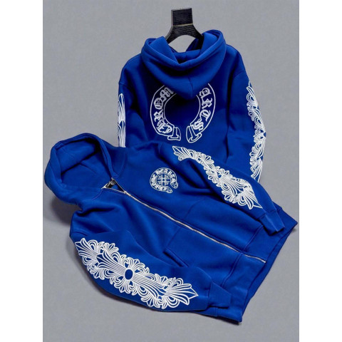 Зіп худі на флісі oversize CHROME HEARTS SwiatCH002