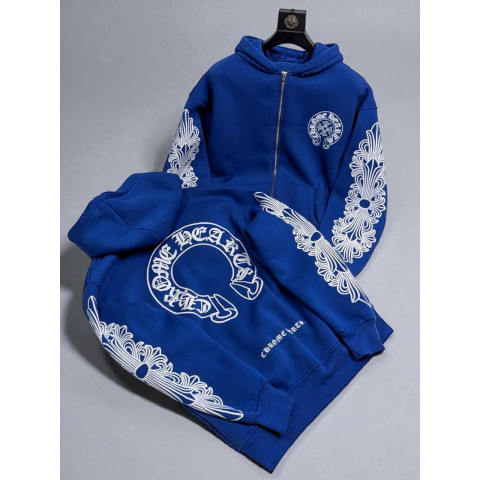 Зіп худі на флісі oversize CHROME HEARTS SwiatCH002