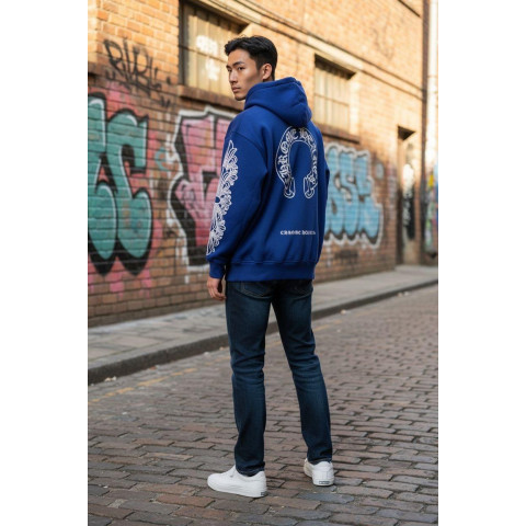 Зіп худі на флісі oversize CHROME HEARTS SwiatCH002