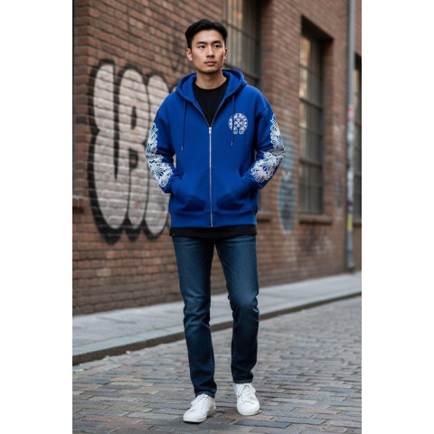 Зіп худі на флісі oversize CHROME HEARTS SwiatCH002