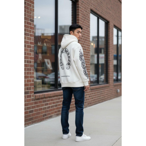 Зіп худі на флісі oversize CHROME HEARTS SwiatCH002