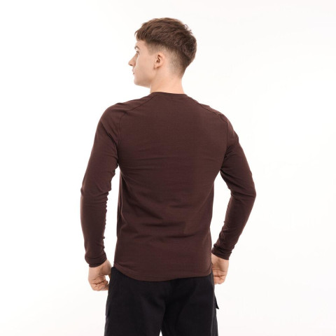 Лонгслів Pobedov Dune Шоколадний