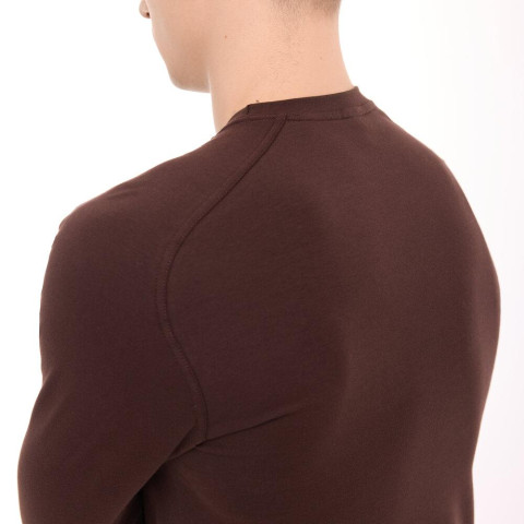 Лонгслів Pobedov Dune Шоколадний