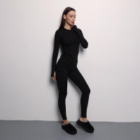 Термокомплект жіночий Slavni Mella Чорний