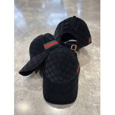 Кепка бейсболка Gucci чорний CapGG035