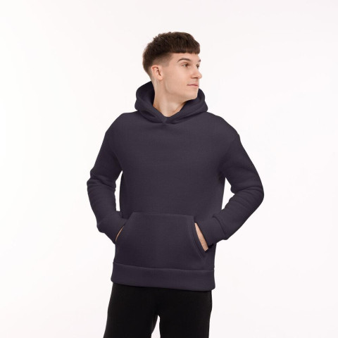 Худі Pobedov 008 ЗИМА Темно-сірий