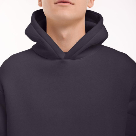 Худі Pobedov 008 ЗИМА Темно-сірий