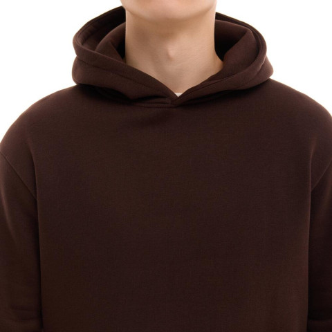 Худі Pobedov 008 ЗИМА Шоколадний