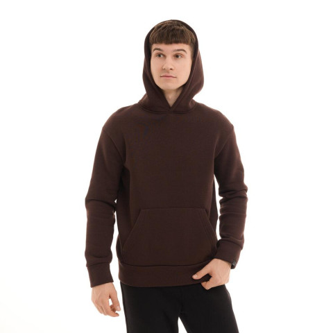Худі Pobedov 008 ЗИМА Шоколадний